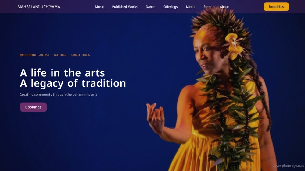 Mahea-homepage